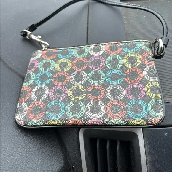 Coach Waverly Multi-Color C Wristlet, - Picture 2 of 5